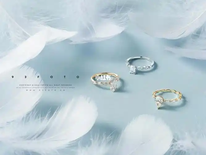 珠宝首饰拍摄|几年前的钻戒海报图