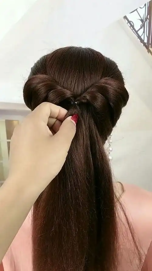 这么简单的发型,婆婆看了一遍就会了,好看!