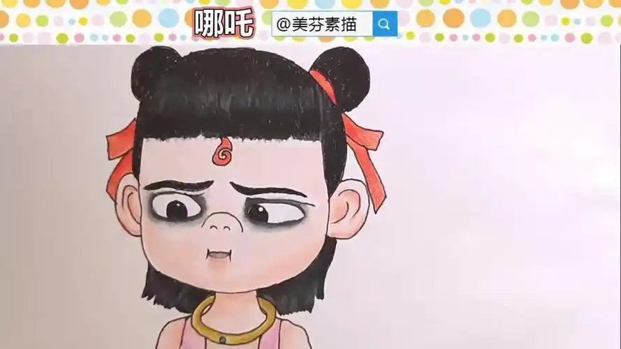 哪吒之魔童降世敖丙简笔画的画法图解哪吒之魔童降世的海报简笔画哪吒