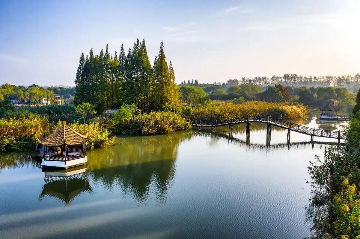 常熟沙家浜风景,静心养性