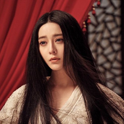 范冰冰白发魔女传练霓裳玉罗刹同款中分仿真大头皮cos长直发假发