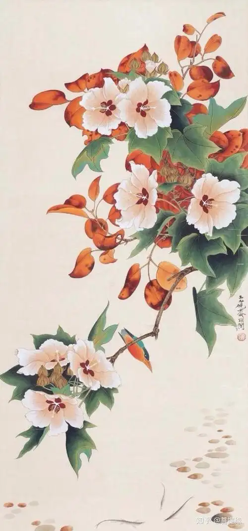 于非暗工笔花鸟画欣赏,大师级作品