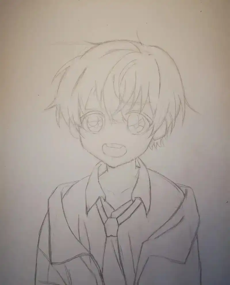 手绘零零第一次画动漫画成这样还有救嘛