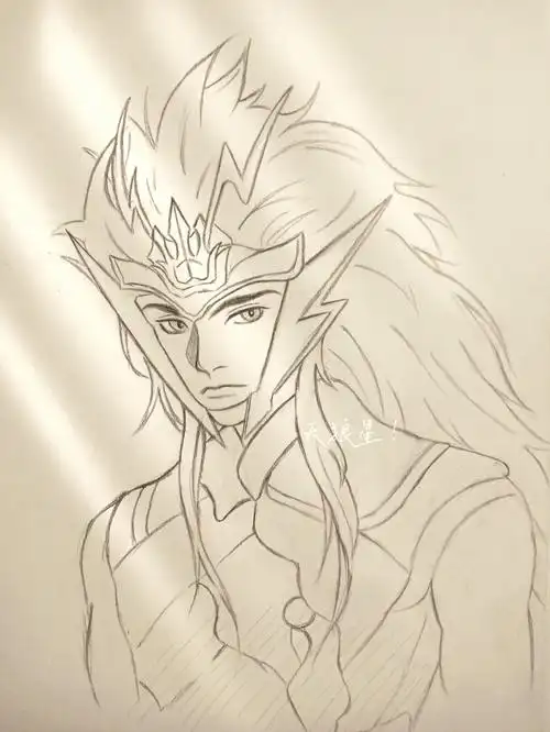 跟我一起画个属于自画个马超可好