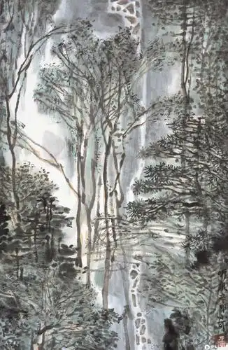 听泉_师法自然_李小可作品展_李小可在线作品_李小可官方网站-雅昌