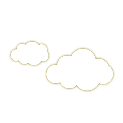 "可爱云朵素材"