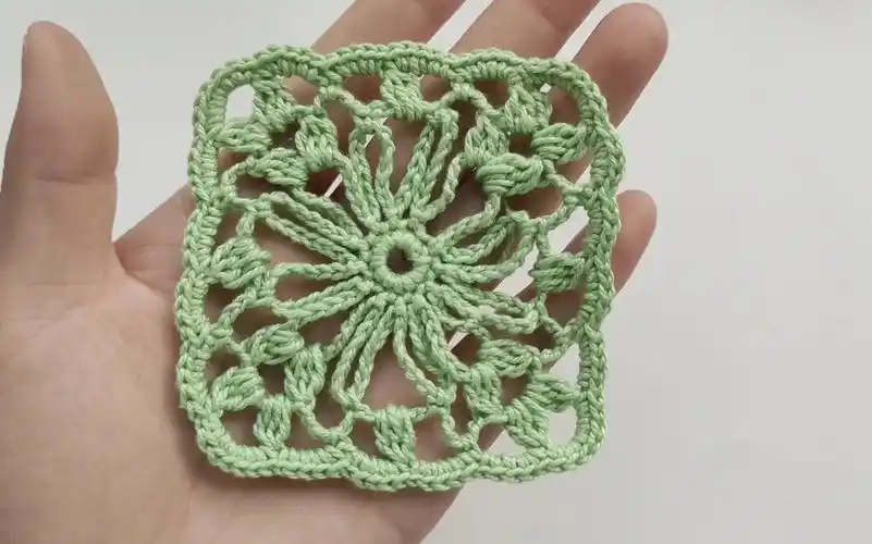 单元花片的n种钩法,方形单元花片编织1