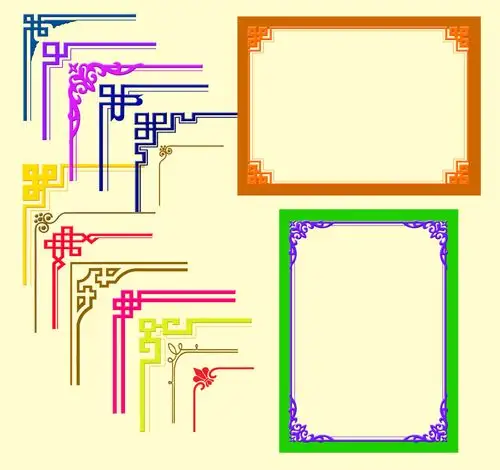板报花边边框