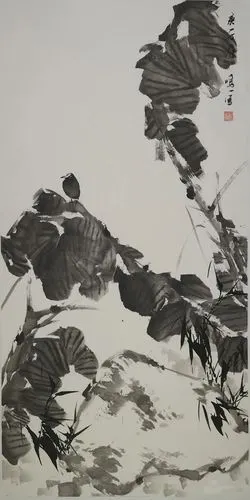 "心静手闲试涂鸦:孙鸣一水墨画展"书画频道美术馆开幕