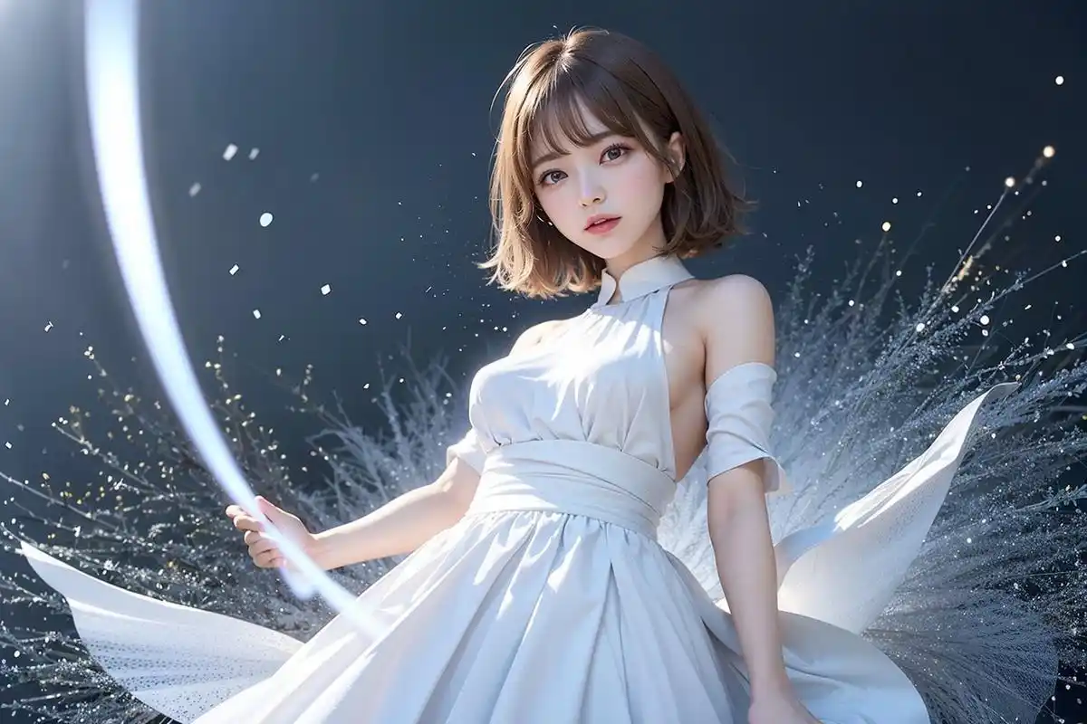 ai小姐姐分享,第九十一期.白衣#性感好身材# #美女小姐姐##ai绘画