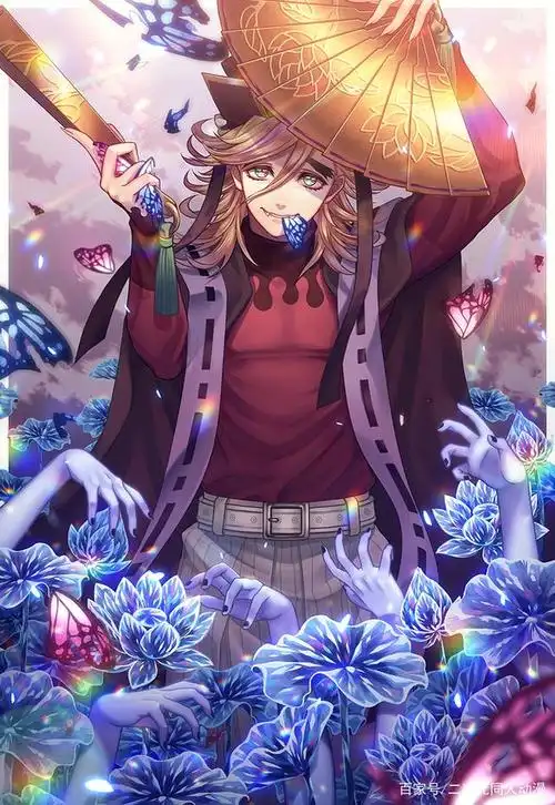 p站鬼灭之刃美图合集——上弦之贰童墨篇