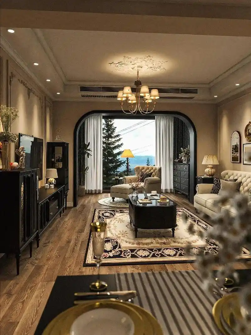 美式复古风装修,大胆的装修风格,意料之外的惊喜,朋友邻居拍手叫好,有