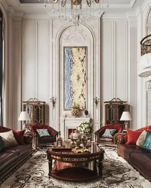 美式古典风格——传承欧式文化的基础-万合天元别墅空间设计