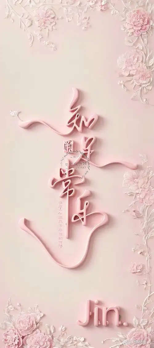 原创手机壁纸,知足常乐