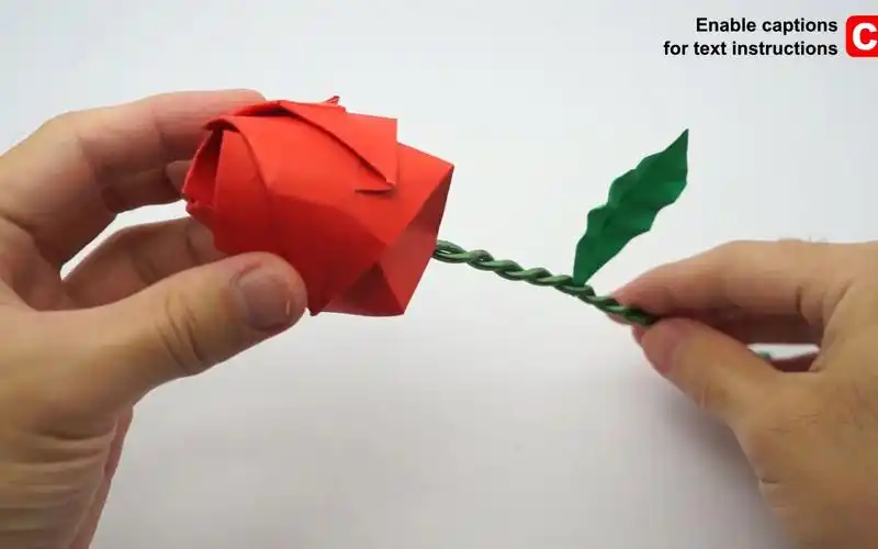 玫瑰花折纸步骤(玫瑰花折纸步骤图)