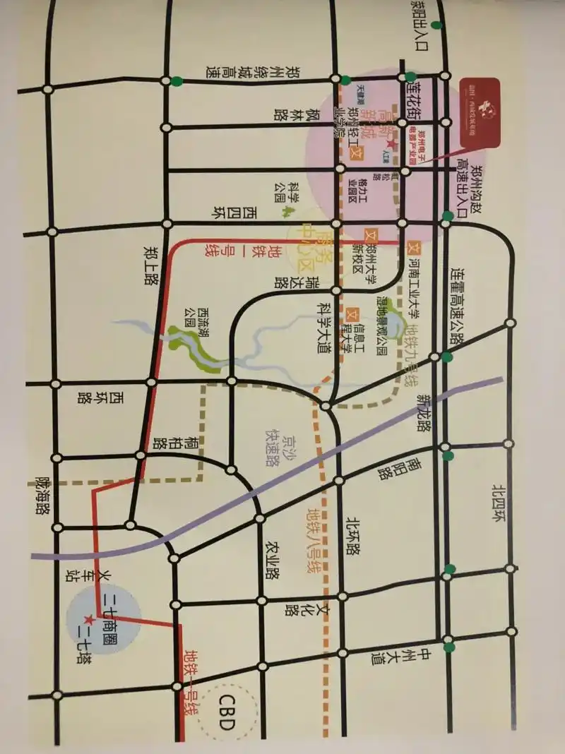 城市规划 郑州高新区电子电器产业园区 双湖科技城重点支柱产 - 兑趑