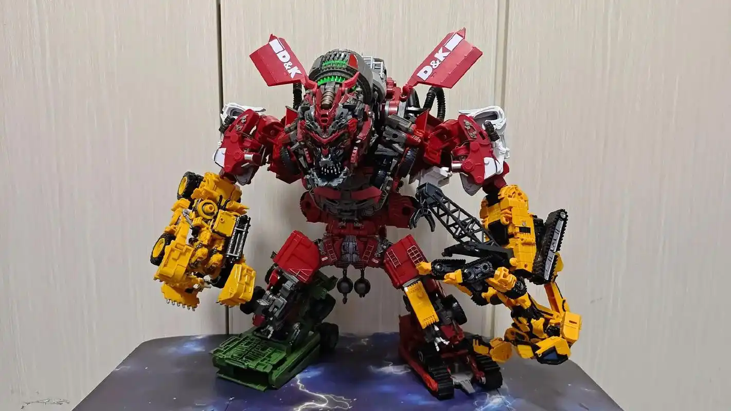 ss电影大力神,变形金刚,挖地虎小队.#模型 #变形金刚 # - 抖音