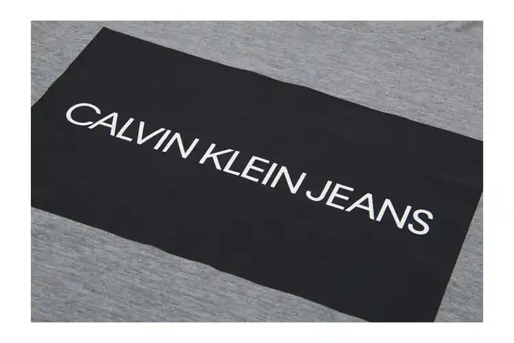 【秋冬款】calvin klein/卡尔文·克莱因 男装方框logo套头卫衣长袖