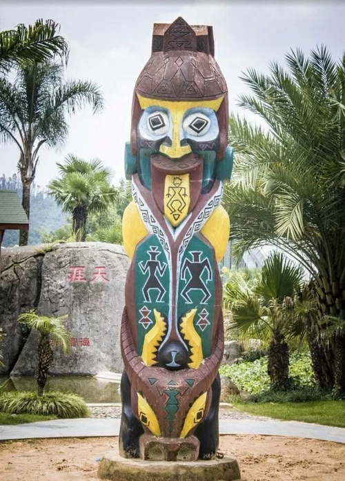 鹏程美术微课堂印第安图腾柱在少儿美术课堂的别样风情