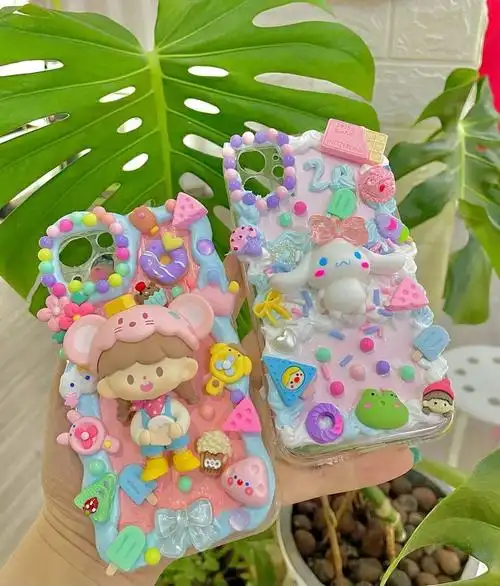 diy奶油胶手机壳