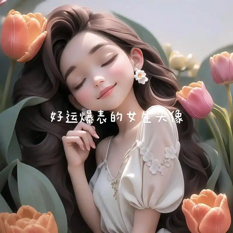 好运爆表的女生头像