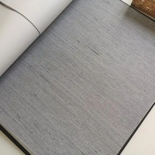 灰色系灰蓝色无缝墙布 现代简约纯色壁布 客厅卧室家用 轻奢1815