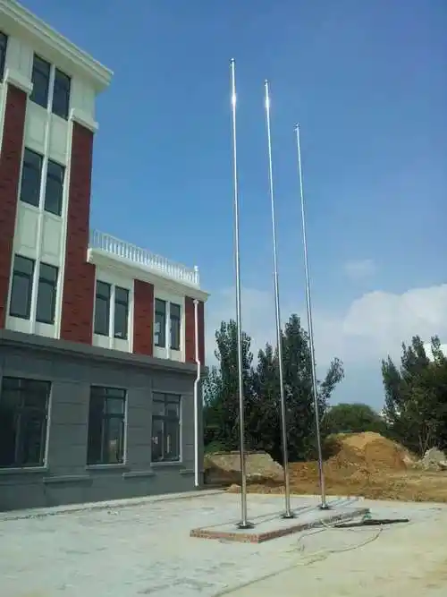 机关单位电动旗杆15米 手摇式 生产安装全服务