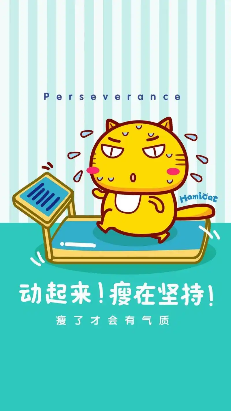 卡通哈咪猫减肥系列