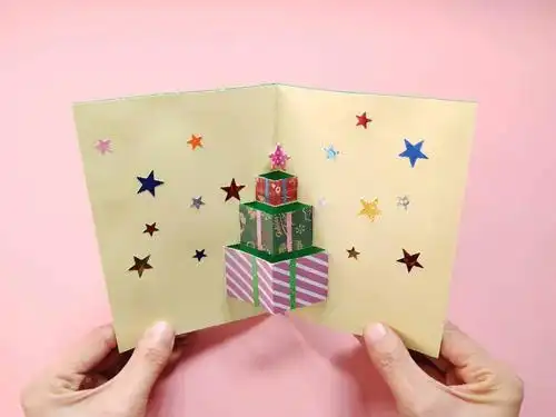 圣诞节贺卡制作(贺卡怎么做简单又漂亮)