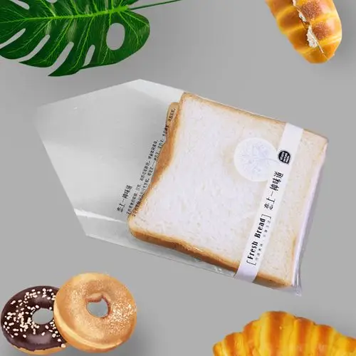 烘焙食品塑料玻璃纸透明单片防油蜂蜜蛋糕三明治枣糕面包包装纸
