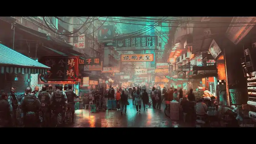 可以分享一下赛博朋克风格的壁纸嘛