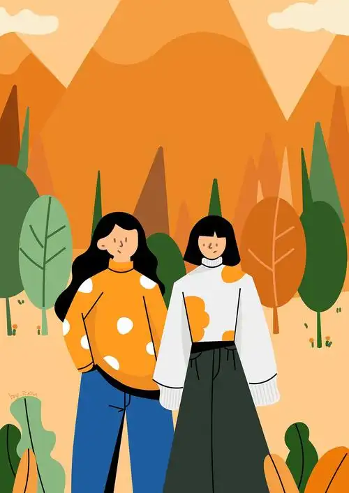 插画临摹秋季 - 原创作品 - 站酷(zcool)