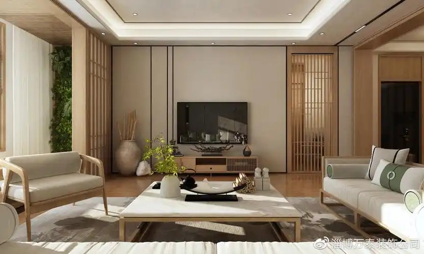 曦园原木色新中式设计样板间