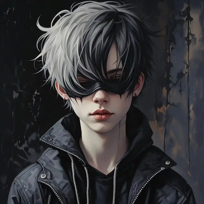 94哥特风蒙眼头像,神秘又酷炫97 探索哥特风的神秘世界,这组蒙眼