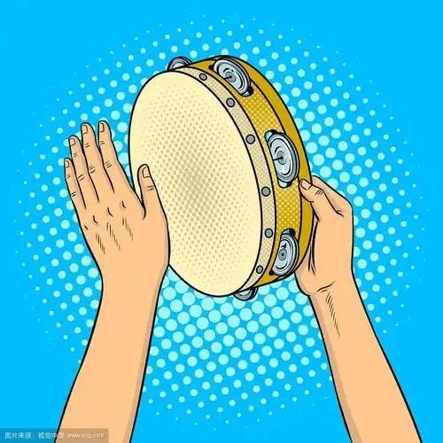 手与手鼓流行艺术