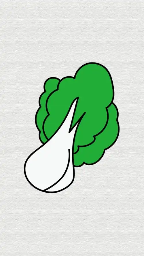 板绘#简笔画~青菜