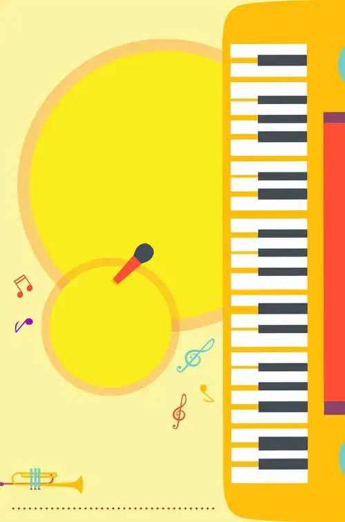 简约音乐海报背景