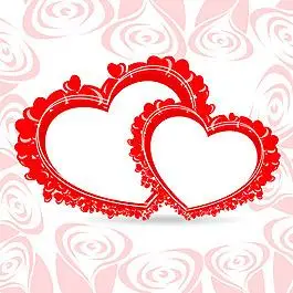 向量与空间复制两个心的形状帧插图