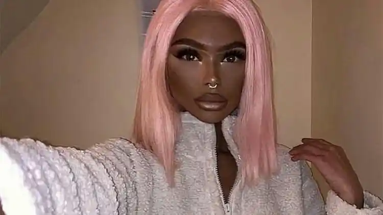 白人女孩痴迷日光浴全身晒成黑人 被批种族主义者|肤色_网易新闻