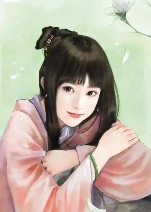 古代女子古风美女手绘图