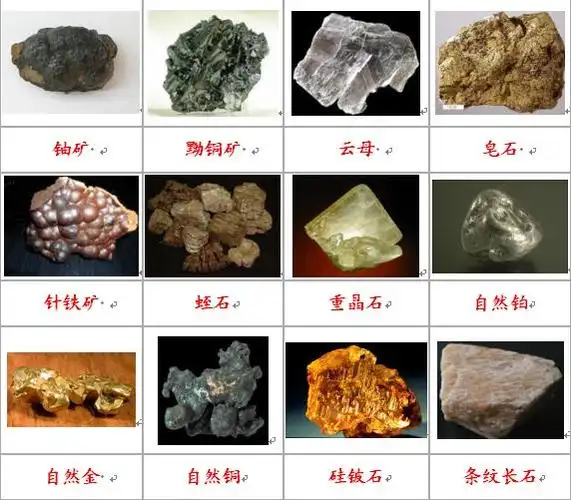 各种岩石标准图片全收集