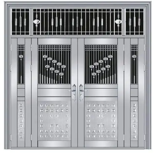 不锈钢大门效果图