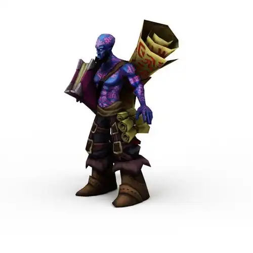 lol瑞兹流浪法师模型