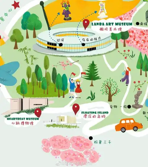 手绘旅游地图真心值得拥有呐