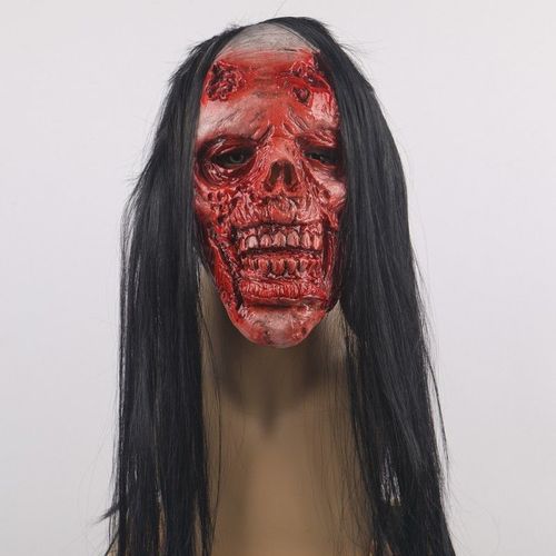 栩傲宏 恐怖面具鬼脸头套吓人鬼节搞怪鬼脸万圣节鬼屋派对装道具密室