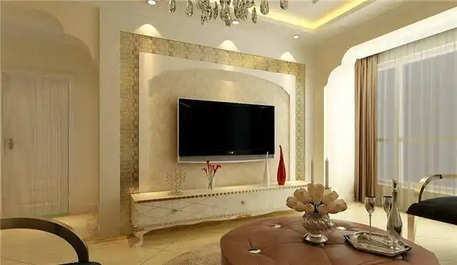 52款火爆欧式客厅电视背景墙装修效果图大全