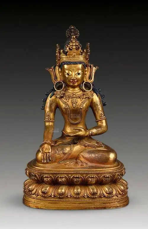清代铜鎏金佛像鉴定详情