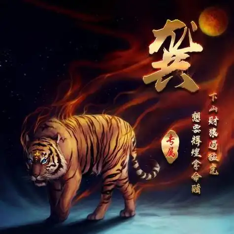 火焰虎带姓氏的头像