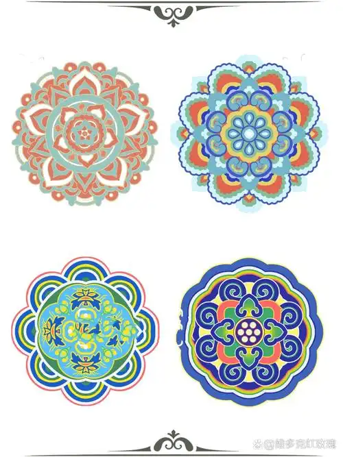 中国风传统花纹纹样图案设计