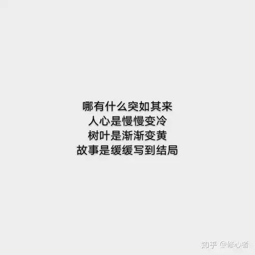 高冷随性成熟文案78